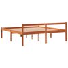 vidaXL Senior Bed without Mattress Wax Brown 160x200 cm Solid Wood Pine