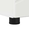 vidaXL Bathroom Cabinet White 30 x 35 x 192 cm Engineered wood & Metal