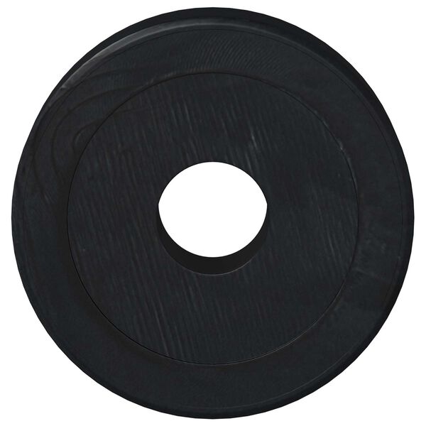 vidaXL suitable for Flat Washer 12 pcs Black &empty;15 x 3 mm PVC Copolymer