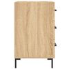 vidaXL Bedside Cabinet Sonoma Oak 40x40x66 cm Engineered Wood