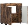 vidaXL Bathroom Cabinet Set TULUM Smoked Oak 60 x 34 x 63 cm