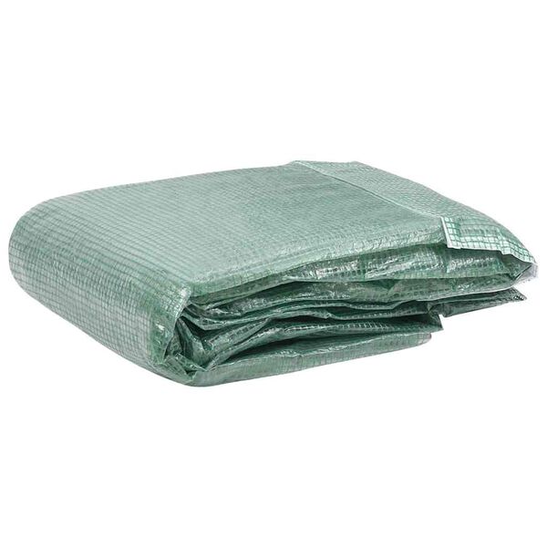 vidaXL Greenhouse Replacement Cover (9 m&sup2;) 200x450x200 cm Green