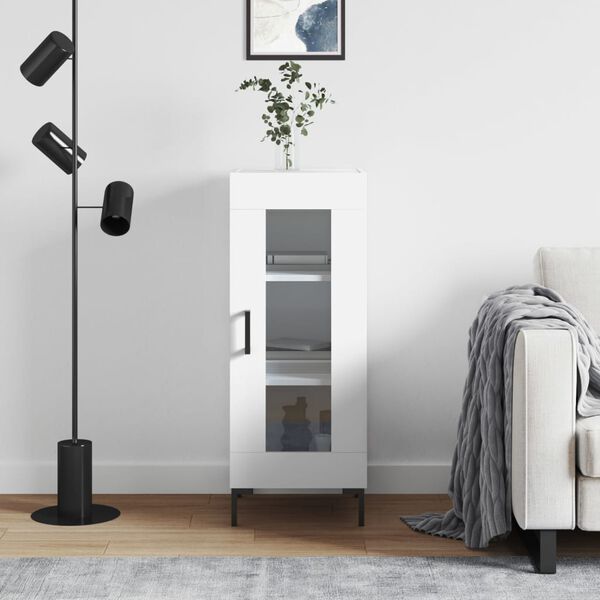 vidaXL Sideboard White 34.5x34x90 cm Engineered Wood