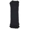 vidaXL Boat Rope 10 mm 6 m Black Polyester