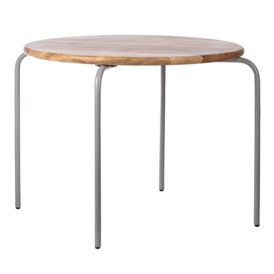 KidsDepot Circle Play Table 72 cm Mango Wood Grey