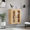 vidaXL Wall Mounted Cabinet Sonoma Oak 69.5x34x90 cm Engineered Wood