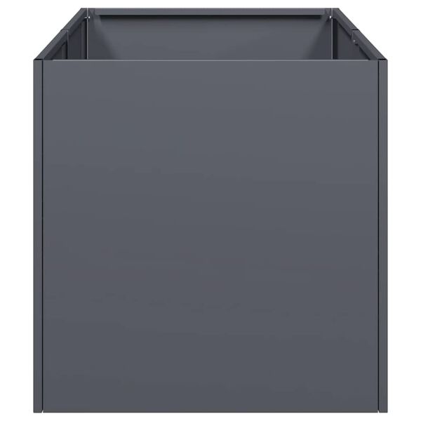 vidaXL Planter Anthracite 40x80x40 cm Cold-rolled Steel