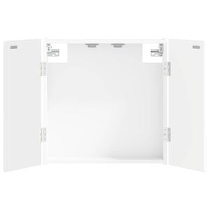 vidaXL Dartboard Cabinet ARNHEM White 52.5 x 10.5 x 53.5 cm