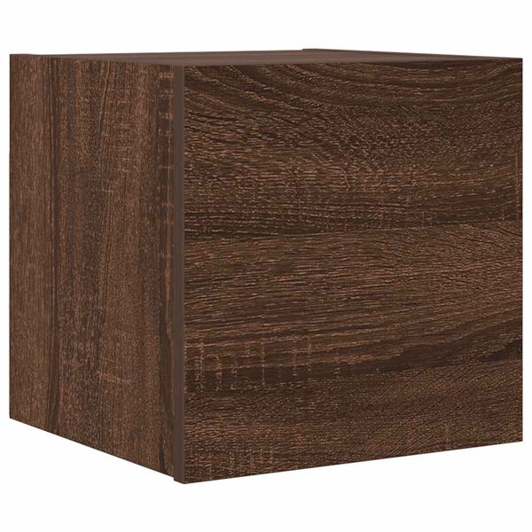 vidaXL Wall Mounted TV Cabinet Brown Oak 30.5x30x30 cm