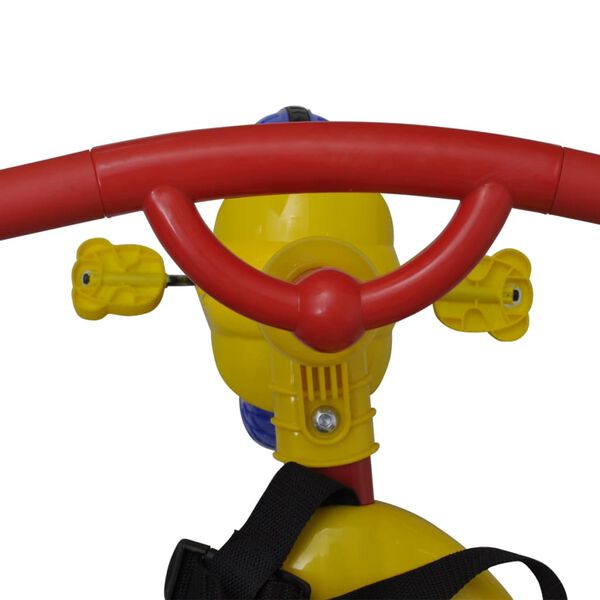 Children's Tricycle Red-Blue-Yellow for Small Kids