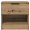 vidaXL Bed Cabinet 2 pcs Artisan Oak 40 x 39 x 40cm Engineered Wood
