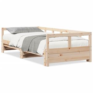 vidaXL Daybed without Mattress 90x200 cm Solid Wood Pine