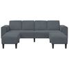vidaXL Sofa Set Dark grey Velvet