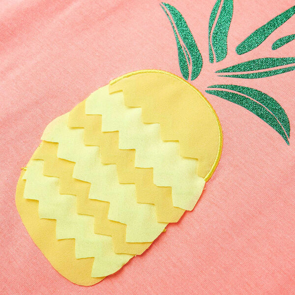 Kids' T-shirt Neon Coral 128