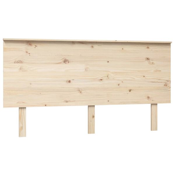 vidaXL Bed Headboard 154x6x82.5 cm Solid Wood Pine