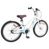 vidaXL Kids Bike 18'' for 5-7 Years Old White