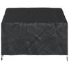 vidaXL Garden Bench Cover Black 134 x 70 x 65 / 94 cm 210D Oxford Fbric