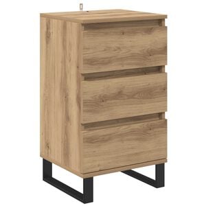 vidaXL Sideboard with Drawer Artisan oak Engineered wood