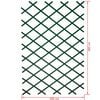 Nature Garden Trellis 100x200 cm PVC Green 6040704