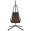 vidaXL Hanging Egg Chair Folding Coffee 94 x 107 x 196.5 cm Steel