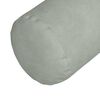 vidaXL Bolster Pillows 2 pcs Light Grey Ø 15 x 40 cm Corduroy Fabric