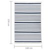 vidaXL Rug Marine 160x230 cm Cotton