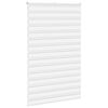 vidaXL Zebra Blind White 145x230 cm Fabric Width 140.9 cm Polyester