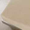 vidaXL Jersey Fitted Sheet Taupe 100x200 cm Cotton