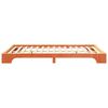 vidaXL Bed Frame Brown 140 x 220 cm Solid Pine Wood