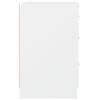 vidaXL Bed Cabinet White 40x40x63 cm Engineered Wood