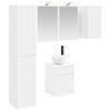 vidaXL Bathroom Cabinet Set 5 pcs White 43 x 16 x 62.5 cm
