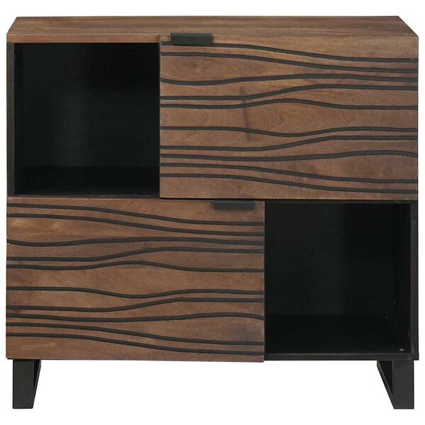 vidaXL Sideboard Brown 80 x 33 x 75 cm Solid mango wood