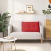 vidaXL Back Pillow Red 80 x 19 x 50 cm Fabric