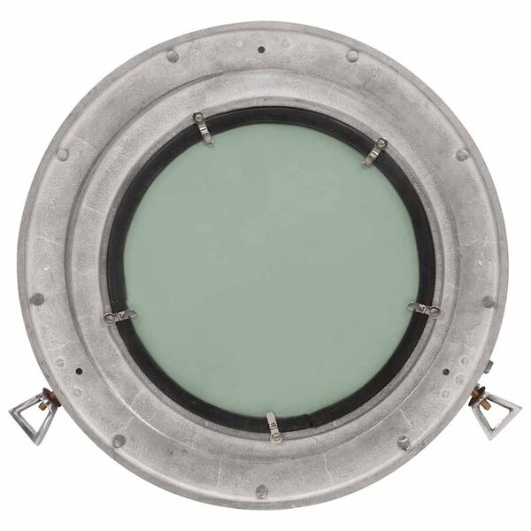 vidaXL Porthole Mirror Wall Hanging Ø38 cm Aluminium and Glass