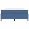 vidaXL Bed Frame with Mattress Blue 140 x 200 cm Fabric