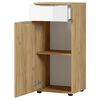Germania Bathroom Cabinet GW-Avino 34x39x85 cm White and Navarra-oak