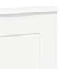 vidaXL Headboard with Headboard White 135 cm Engineered Wood