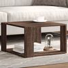 vidaXL Coffee Table Brown Oak 51.5x51.5x30 cm Engineered Wood