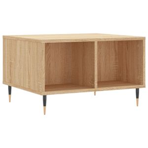 vidaXL Coffee Table Sonoma Oak 60x50x36.5 cm Engineered Wood