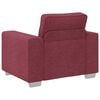 vidaXL Sofa Wine Red 100 x 77 x 82 cm Fabric