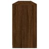 vidaXL Sideboard with LED Lights Brown Oak 164x37x67 cm