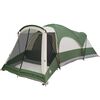 vidaXL Family Tent Tunnel 8-Person Green Waterproof
