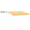 vidaXL Electric Retractable Awning Sand 3 x 2.5 m