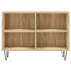 vidaXL TV Cabinet Sonoma Oak 69.5x30x50 cm Engineered Wood