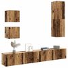 vidaXL 5 Piece TV Cabinet Set Wall-mounted Old Wood Engineered Wood