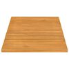 vidaXL Bath Mat Plain Brown 81 x 50 cm Wood
