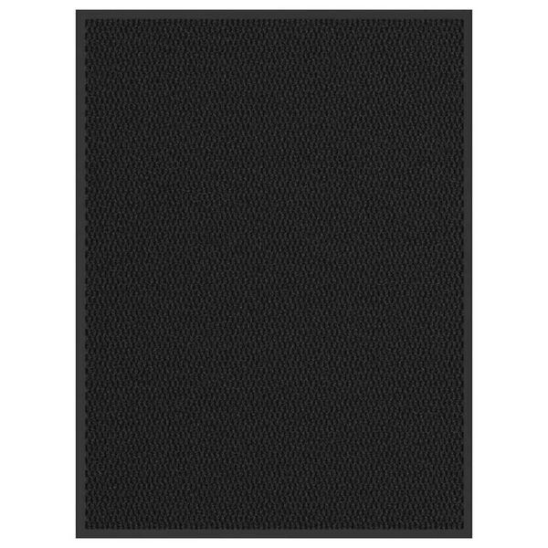 vidaXL Doormat Black 90x120 cm