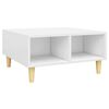 vidaXL Coffee Table White 60x60x30 cm Engineered Wood