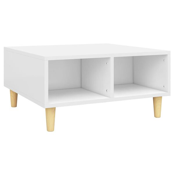 vidaXL Coffee Table White 60x60x30 cm Engineered Wood