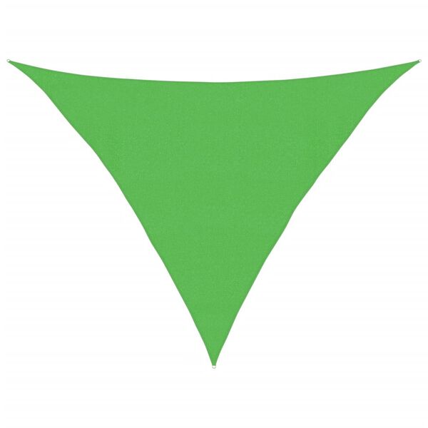 vidaXL Sunshade Sail 160 g/m&sup2; Light Green 4x4x5.8 m HDPE